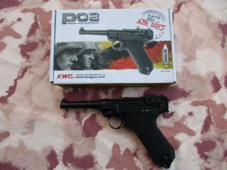 KWC P08 Luger Para Full Metal Co2 GBB by Kwc